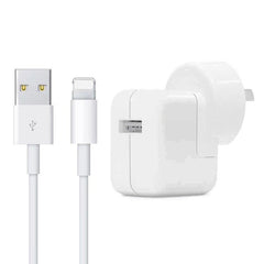 Cargador USB de 12 W + cable de datos USB a 8 pines para iPad, enchufe AU