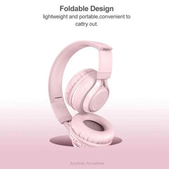 BT06C Bonito auricular inalámbrico para niños con micrófono y luz LED