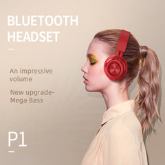 Auriculares inalámbricos Bluetooth plegables estéreo P1