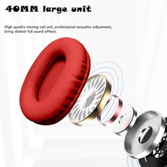 Auriculares de música Bluetooth MAX10 RGB con micrófono