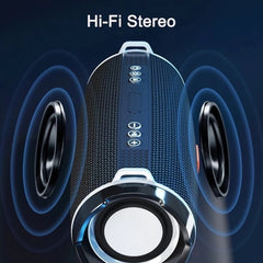 Altavoz Bluetooth inalámbrico portátil TG192 con luz LED