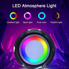Altavoz Bluetooth inalámbrico portátil TG192 con luz LED