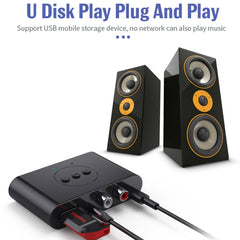 Receptor de audio B21 Bluetooth 5.0 compatible con salida AUX RCA