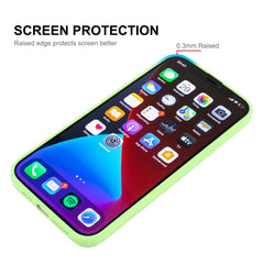ENKAY Funda de Silicona + Protector de Cristal para iPhone 13