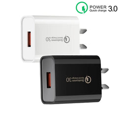 Cargador rápido CA-25 QC3.0 USB 3A con USB a...