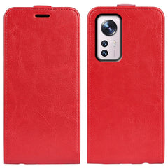 Para Xiaomi 12 R64 Funda de cuero con tapa v...