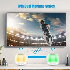 Altavoz Bluetooth con luz de respiración RGB JY12