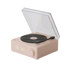 Duosi X11 Vinilo Atomic Retro Altavoz Bluetooth Despertador