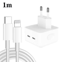 Cargador de puertos duales USB-C / Type-C PD...