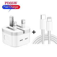 Cargador de puertos USB-C / tipo C doble PD ...