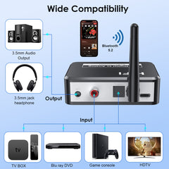 B35S Bluetooth 5.2 Receptor de música Conver...