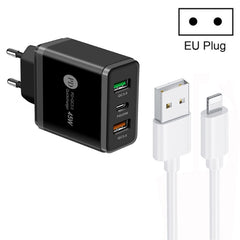 45W PD25W + 2 x QC3.0 Cargador USB multipuer...