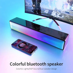 AEC BT601 RGB Light HiFi Barra de sonido Alt...
