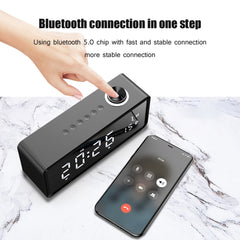 AEC K5 Despertador Altavoces Bluetooth con LED