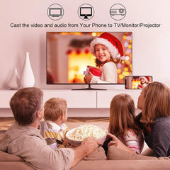 Cable adaptador de 2 m 1080P de 8 pines a HD...