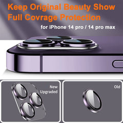 ENKAY Protector de Cristal de Cámara para iPhone 14 Pro / 14 Pro Max