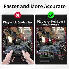Convertidor de videojuegos 7 en 1, teclado, ...