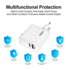 Cargador USB GaN PD de 65 W + QC4.0