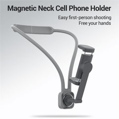 Soporte para teléfono de cuello portátil mag...