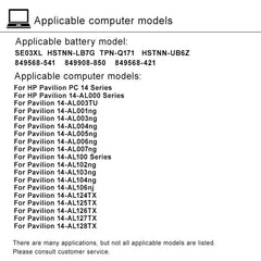 Batería de repuesto para portátil de 3615 mA...