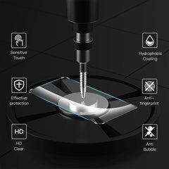 10 láminas de vidrio templado HD adhesivas, ...