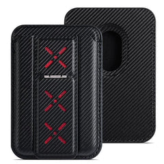 Bolsa para tarjetas con soporte magnético plegable