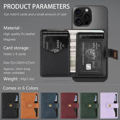 Tarjetero magnético tipo cartera
