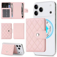 Cartera magnética para tarjetas con estampado de diamantes