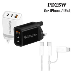 949-2C1A PD25W Tipo-C x 2, Cargador USB 3.0 ...