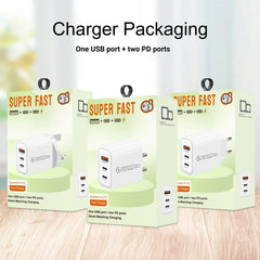 949-2C1A PD25W Tipo-C x 2, Cargador USB 3.0 ...
