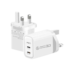 Cargador dual USB-C PD25W 949-2C compatible ...