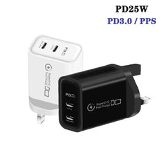 Cargador dual USB-C PD25W 949-2C compatible ...