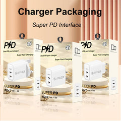 Cargador dual USB-C PD25W 949-2C compatible ...