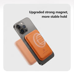 Cartera magnética para teléfono móvil de piel sintética