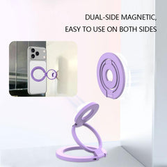 Soporte magnético para teléfono con hebilla de anillo giratoria de 360 grados y aleación