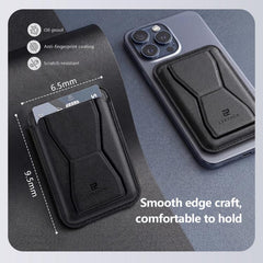 Cartera magnética para teléfono móvil de piel sintética