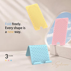 Silicone Phone Stand ,Bendable Foldable Desktop Holder
