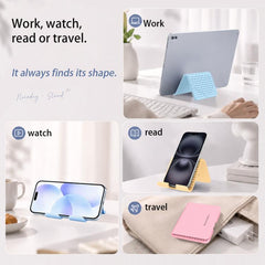 Silicone Phone Stand ,Bendable Foldable Desktop Holder