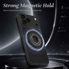 Soporte magnético para teléfono con hebilla de anillo y rotación de 360 grados