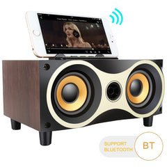 X6 Altavoz inalámbrico de madera portátil Su...