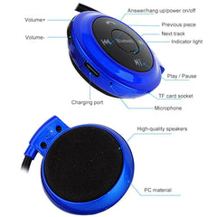 NVAHVA Reproductor de MP3 Auriculares Blueto...