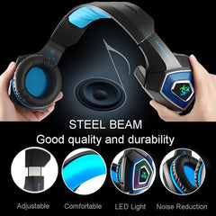 Auriculares para juegos con control de cable