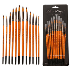 ZHU TING 12 unids/set poste de madera corto ...