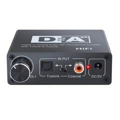NK-C6 Convertidor de fibra óptica a audio an...