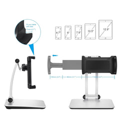 Soporte de tableta de teléfono móvil plegable de escritorio