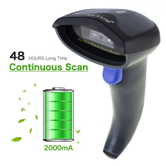 Escáner Bluetooth inalámbrico de código QR d...
