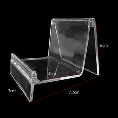 10 PCS Engrosado Soporte de billetera transp...