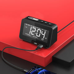 Radio despertador de escritorio con altavoz ...