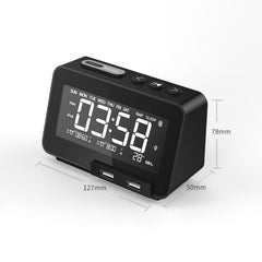 Radio despertador de escritorio con altavoz ...