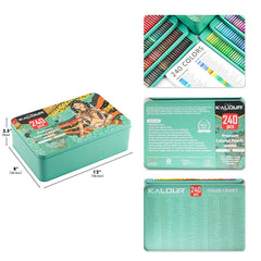 Juego de lápices de plomo de 240 colores Kal...